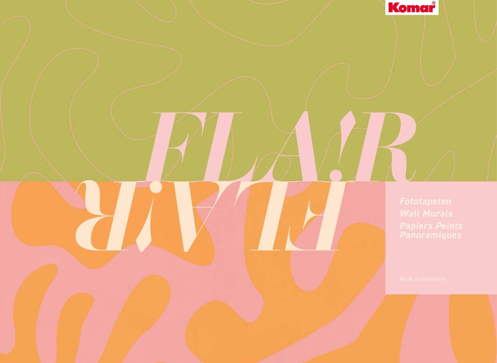 Nová kolekce fototapet KOMAR - FLAIR, digitální tisk na vliesovém nosiči